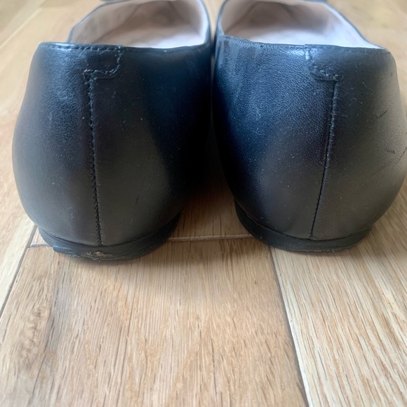 Cole Haan black ballet flats with bow - Picture 3 of 4